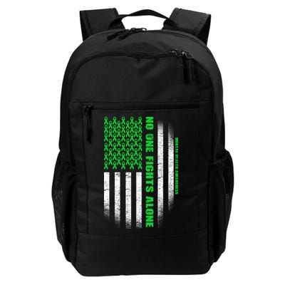 No One Fights Alone Mental Health Awareness Flag Backpack