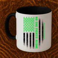 No One Fights Alone Mental Health Awareness Flag Mug