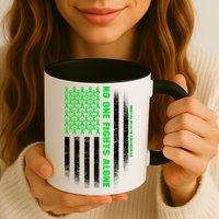No One Fights Alone Mental Health Awareness Flag Mug