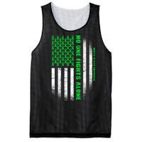 No One Fights Alone Mental Health Awareness Flag Mesh Reversible Basketball Jersey Tank