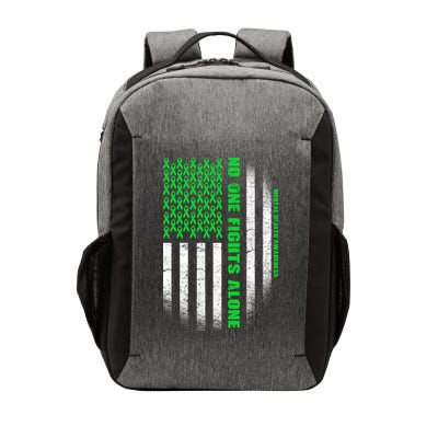 No One Fights Alone Mental Health Awareness Flag Vector Backpack