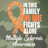 No One Fights Alone Multiple Sclerosis Awareness Legacy Tie Dye Trucker Hat