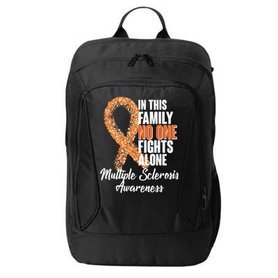 No One Fights Alone Multiple Sclerosis Awareness City Backpack