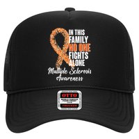 No One Fights Alone Multiple Sclerosis Awareness Trucker Hat
