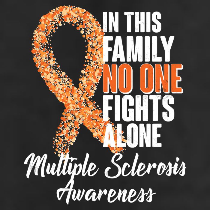 No One Fights Alone Multiple Sclerosis Awareness Trucker Hat