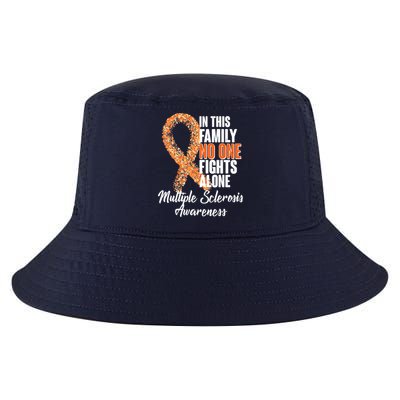 No One Fights Alone Multiple Sclerosis Awareness Cool Comfort Performance Bucket Hat