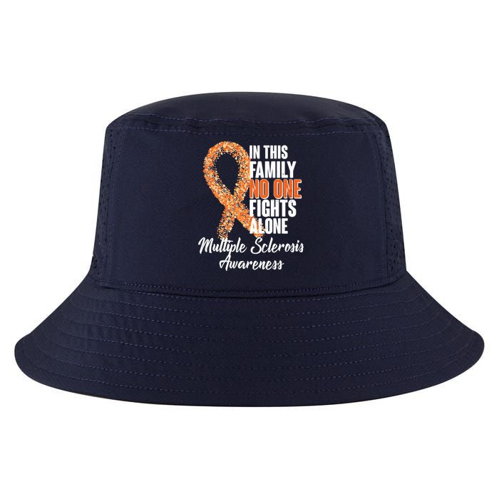 No One Fights Alone Multiple Sclerosis Awareness Cool Comfort Performance Bucket Hat