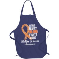 No One Fights Alone Multiple Sclerosis Awareness Apron