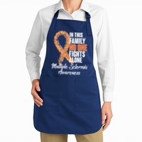 No One Fights Alone Multiple Sclerosis Awareness Apron