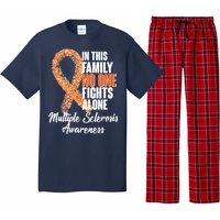 No One Fights Alone Multiple Sclerosis Awareness Pajama Set