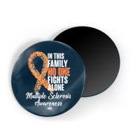 No One Fights Alone Multiple Sclerosis Awareness Magnet