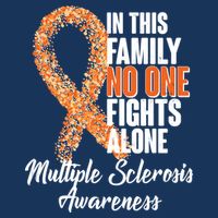 No One Fights Alone Multiple Sclerosis Awareness Mousepad
