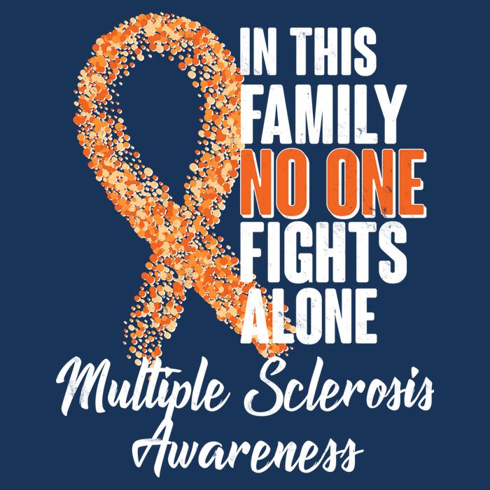 No One Fights Alone Multiple Sclerosis Awareness Mousepad