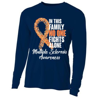 No One Fights Alone Multiple Sclerosis Awareness Cooling Performance Long Sleeve Crew