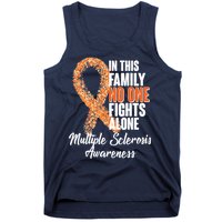 No One Fights Alone Multiple Sclerosis Awareness Tank Top