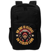 No One is Illegal On Stolen Land Impact Tech Backpack