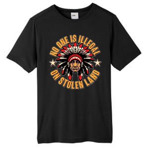 No One is Illegal On Stolen Land Tall Fusion ChromaSoft Performance T-Shirt