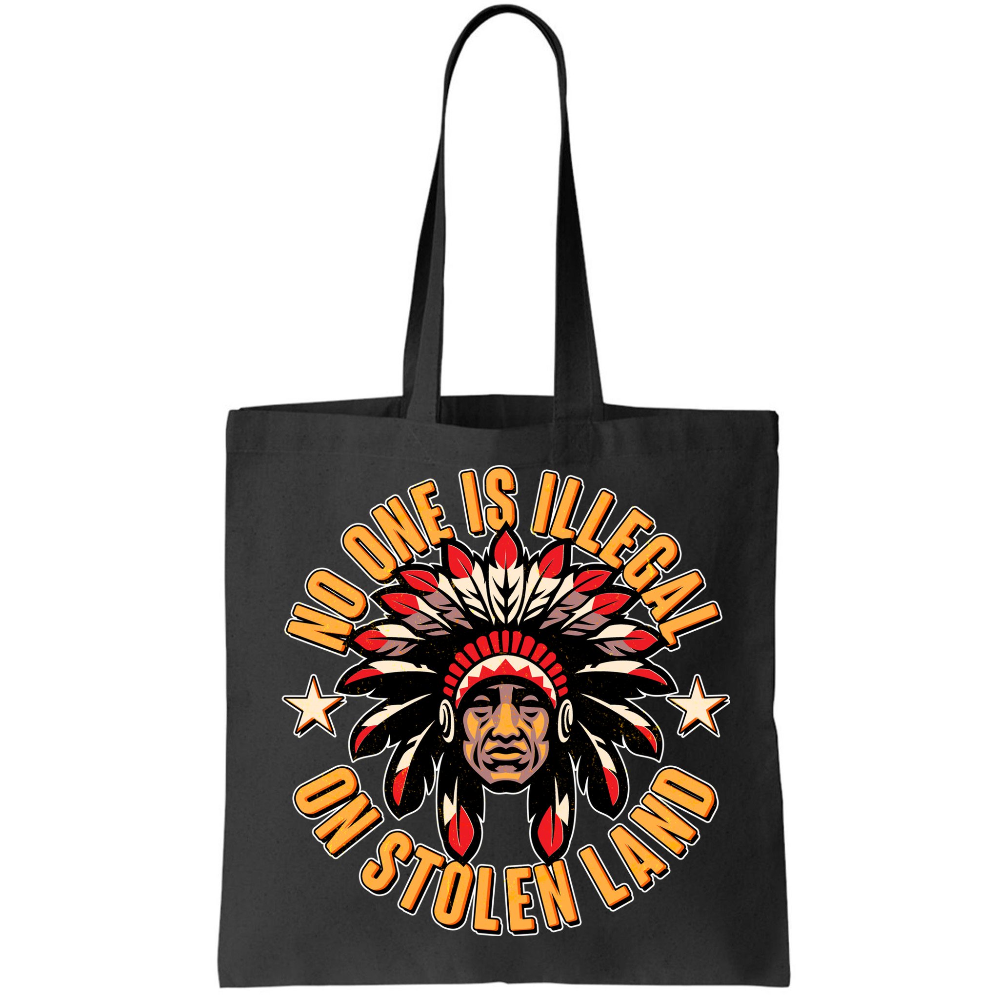 No One is Illegal On Stolen Land Bag