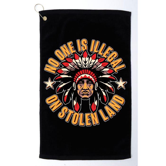 No One is Illegal On Stolen Land Golf Towel