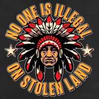 No One is Illegal On Stolen Land Golf Towel