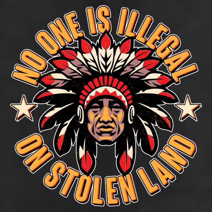 No One is Illegal On Stolen Land Golf Towel