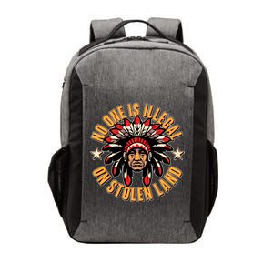 No One is Illegal On Stolen Land Vector Backpack