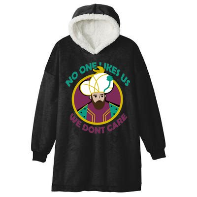 No One Likes Us We Don't Care Philadelphia Hooded Wearable Blanket