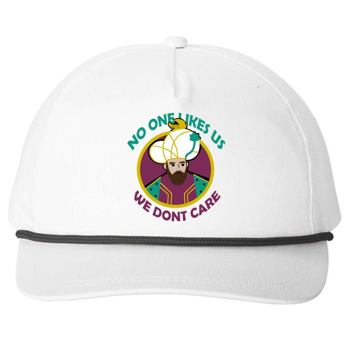 No One Likes Us We Don't Care Philadelphia Snapback Five-Panel Rope Hat