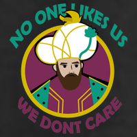No One Likes Us We Don't Care Philadelphia Adult Drive Performance Visor