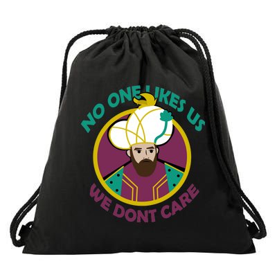 No One Likes Us We Don't Care Philadelphia Drawstring Bag