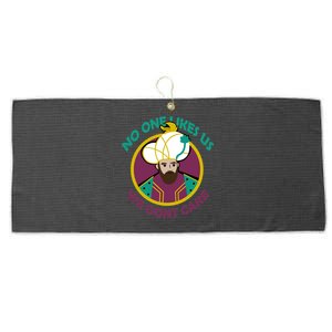 No One Likes Us We Don't Care Philadelphia Large Microfiber Waffle Golf Towel