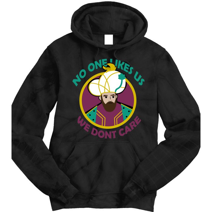 No One Likes Us We Don't Care Philadelphia Tie Dye Hoodie