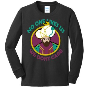 No One Likes Us We Don't Care Philadelphia Kids Long Sleeve Shirt