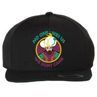 No One Likes Us We Don't Care Philadelphia Wool Snapback Cap