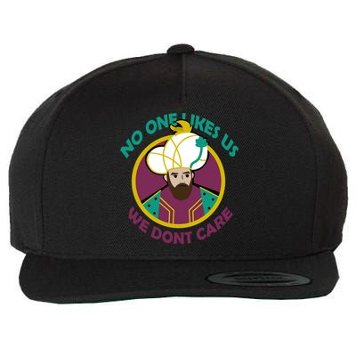 No One Likes Us We Don't Care Philadelphia Wool Snapback Cap