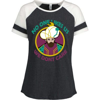 No One Likes Us We Don't Care Philadelphia Enza Ladies Jersey Colorblock Tee