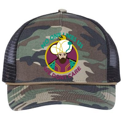 No One Likes Us We Don't Care Philadelphia Retro Rope Trucker Hat Cap