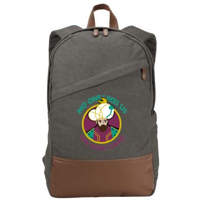 No One Likes Us We Don't Care Philadelphia Cotton Canvas Backpack