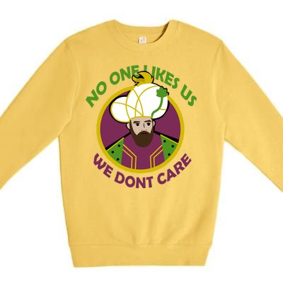 No One Likes Us We Don't Care Philly Premium Crewneck Sweatshirt