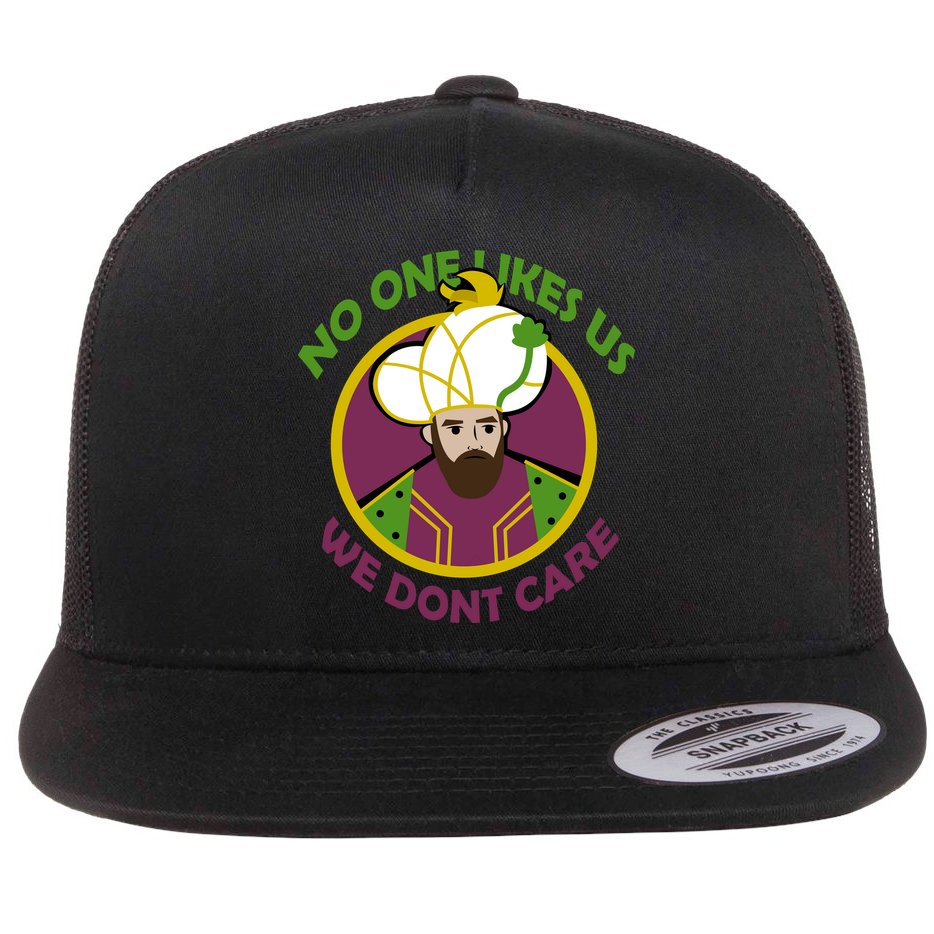 No One Likes Us We Don't Care Philly Flat Bill Trucker Hat