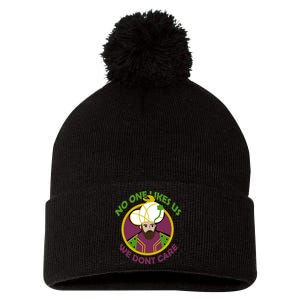 No One Likes Us We Don't Care Philly Pom Pom 12in Knit Beanie