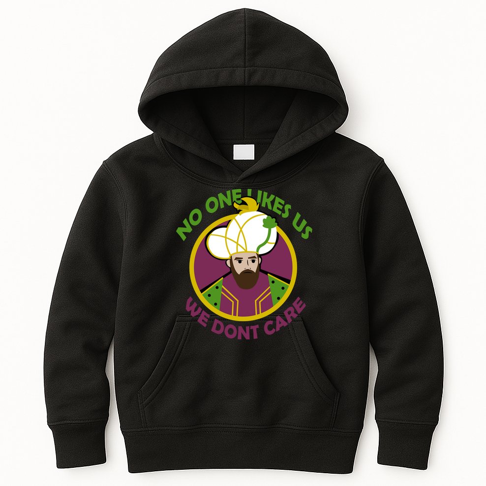 No One Likes Us We Don't Care Philly Kids Hoodie