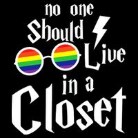 No One Should Live In The Closet Performance Shirt