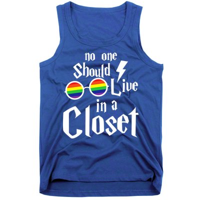 No One Should Live In The Closet Tank Top