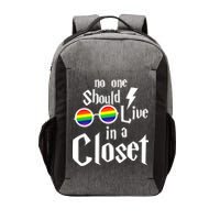 No One Should Live In The Closet Vector Backpack