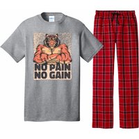 No Pain No Gain Strong Tiger Pajama Set