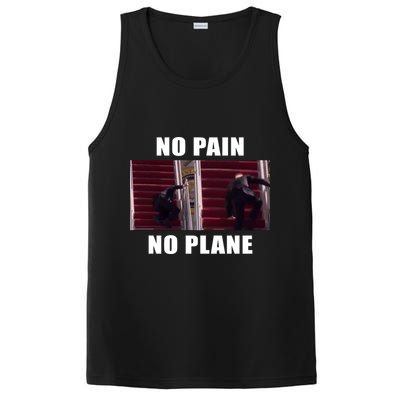 No Pain No Plane Funny Biden Stumbling Meme PosiCharge Competitor Tank