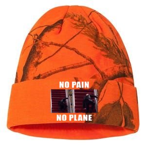 No Pain No Plane Funny Biden Stumbling Meme Kati Licensed 12" Camo Beanie