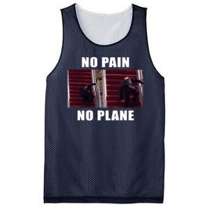 No Pain No Plane Funny Biden Stumbling Meme Mesh Reversible Basketball Jersey Tank