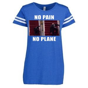 No Pain No Plane Funny Biden Stumbling Meme Enza Ladies Jersey Football T-Shirt